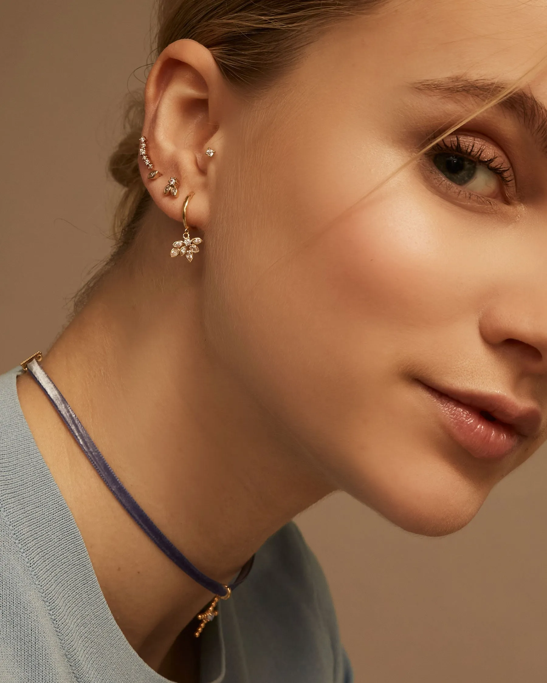 Succulent Hoop Earrings sold by Apodemia product image thumbnail 2