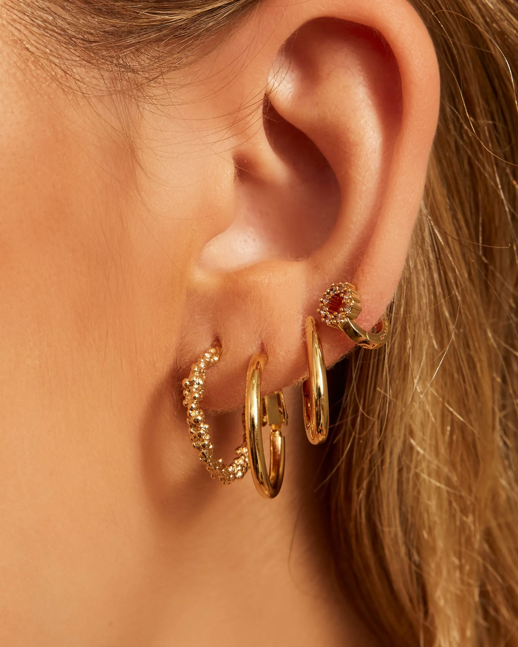 S Hoop Earrings sold by Apodemia product image thumbnail 4