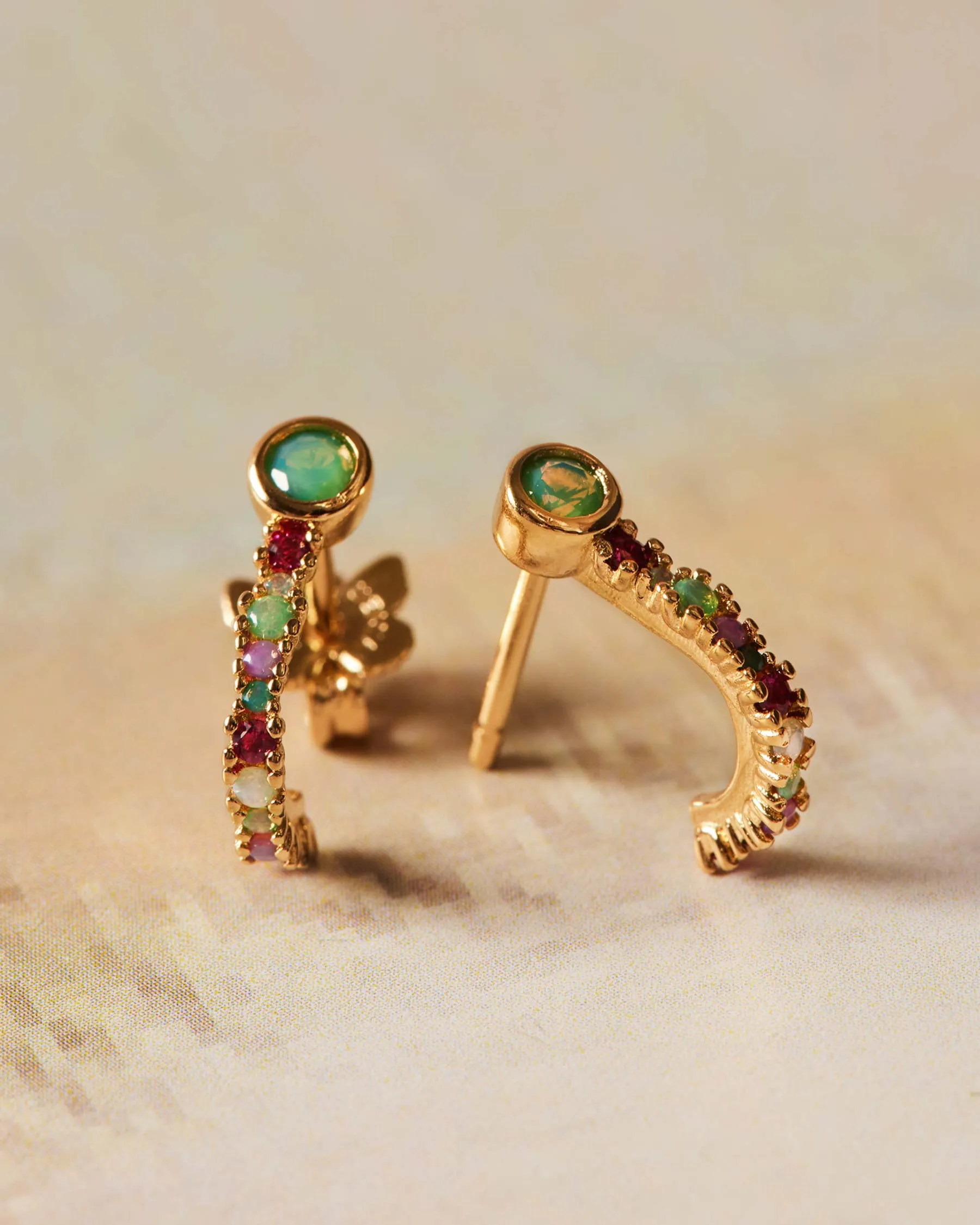 Green Lake Adjusted Earrings sold by Apodemia