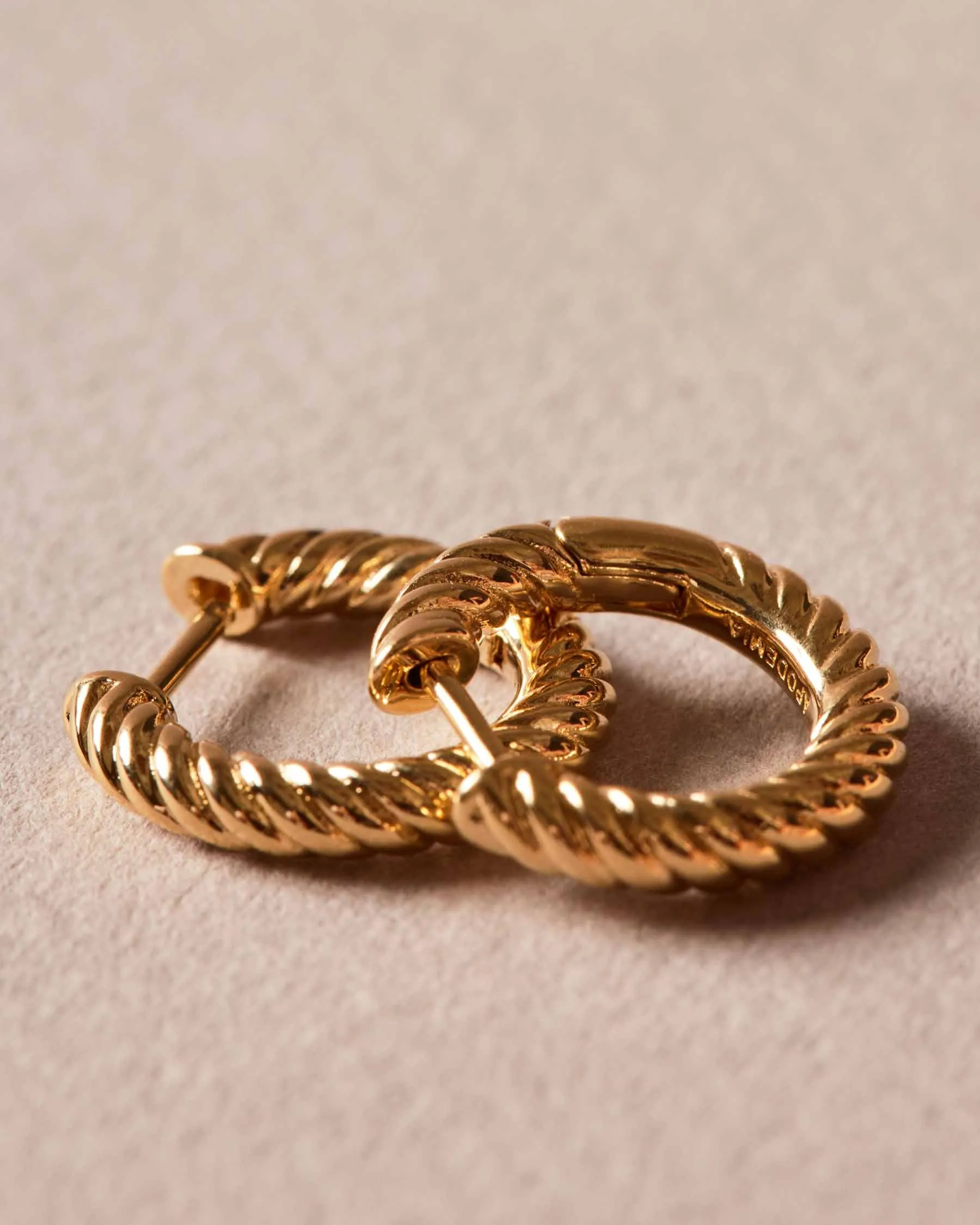 S Twist Hoop Earrings sold by Apodemia