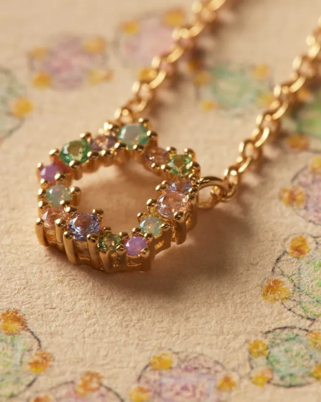 Angelique Rainbow Necklace sold by Apodemia