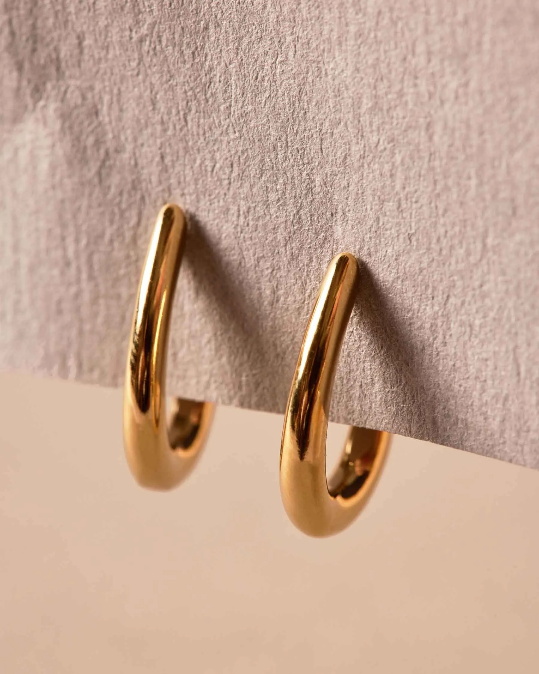 Elongated Hoop Earrings sold by Apodemia