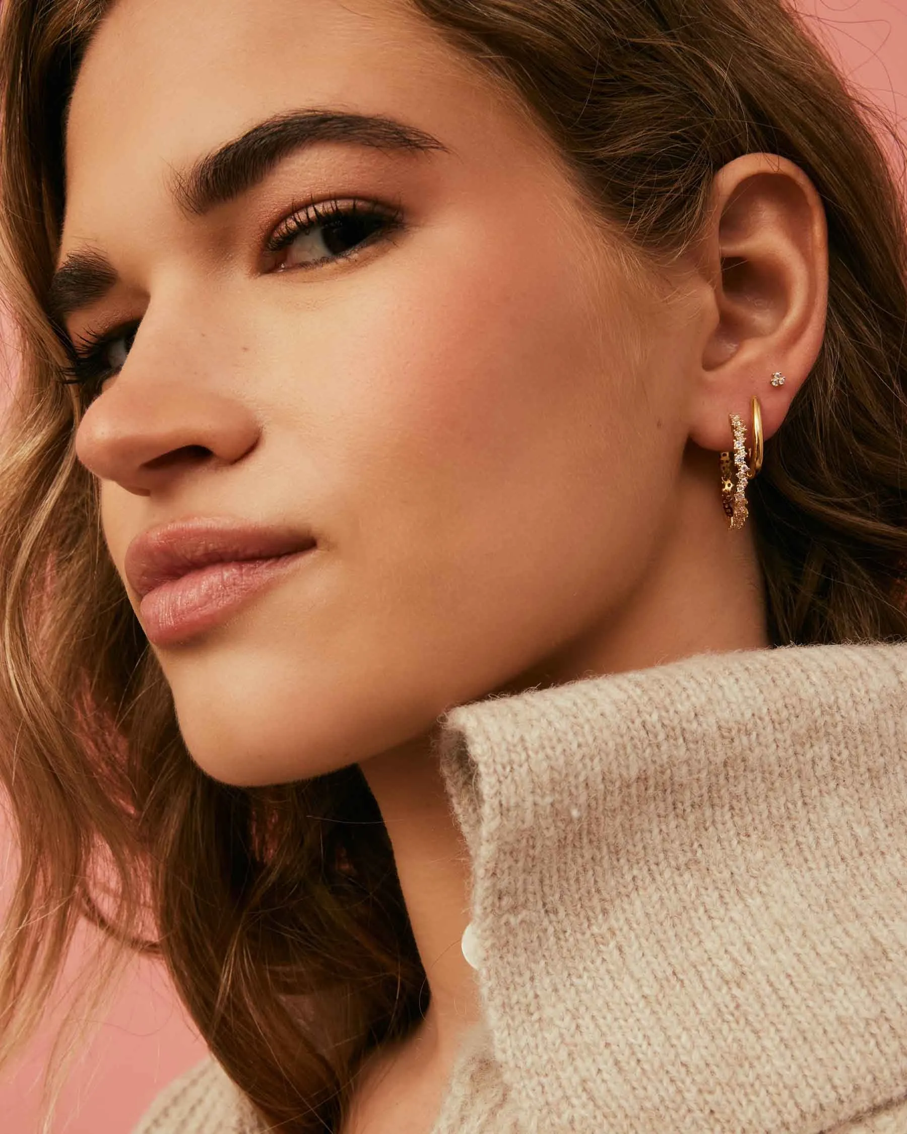 Guadaloupe Large Hoop Earrings sold by Apodemia product image thumbnail 5