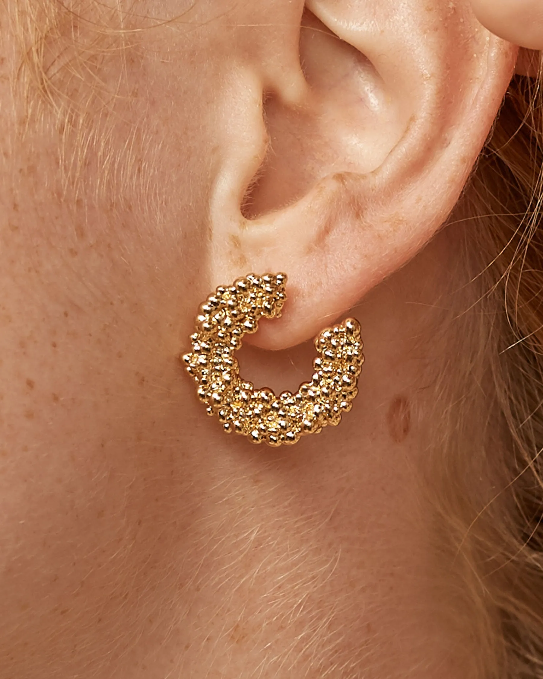 Sand Dust Flat Earrings sold by Apodemia product image thumbnail 2