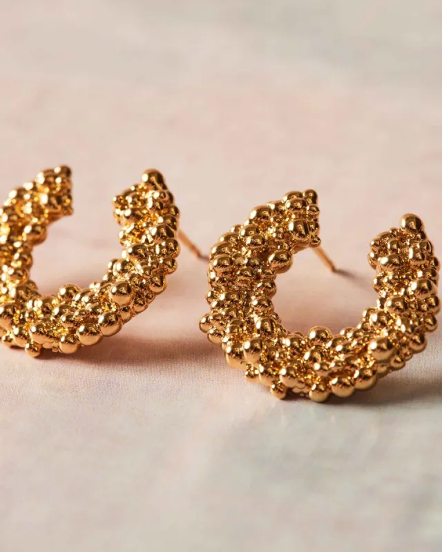 Sand Dust Flat Earrings sold by Apodemia