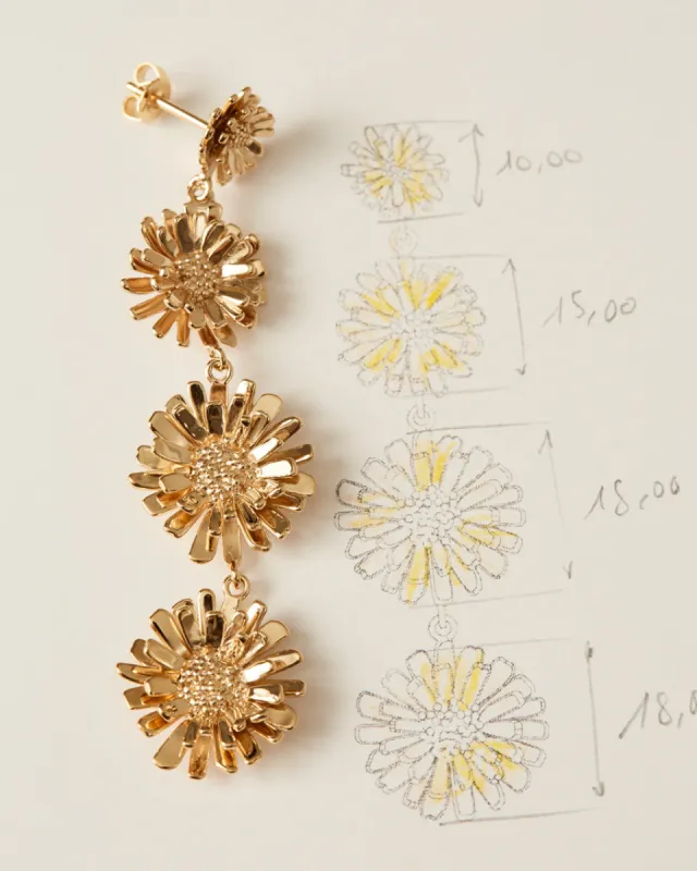 Margarita Long Earrings sold by Apodemia