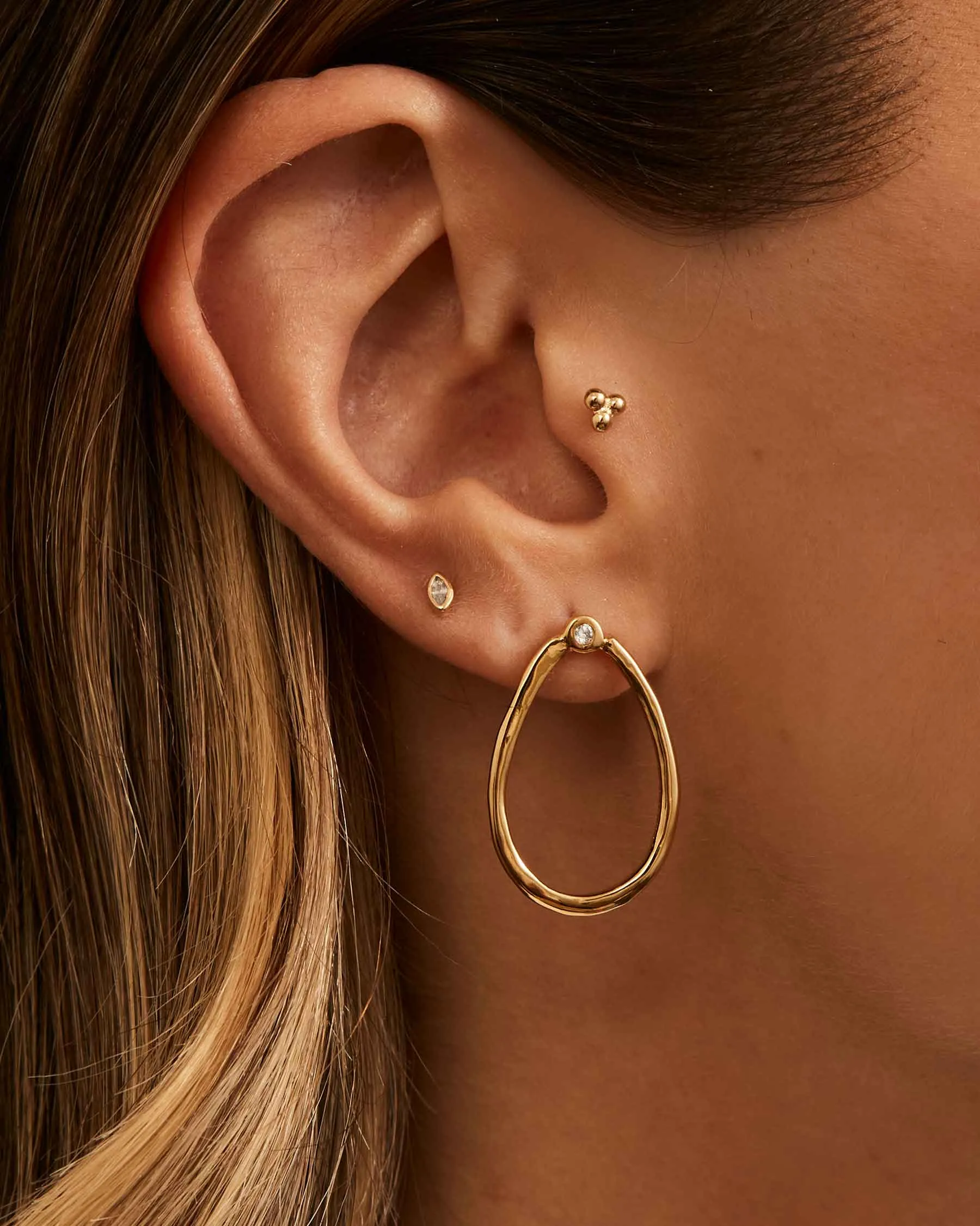 Sparkle Moon Earrings sold by Apodemia product image thumbnail 3