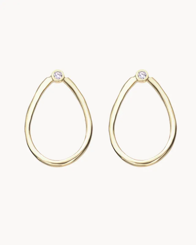 Sparkle Moon Earrings sold by Apodemia