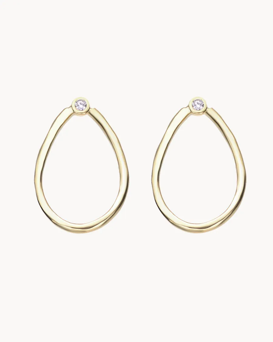 Sparkle Moon Earrings sold by Apodemia