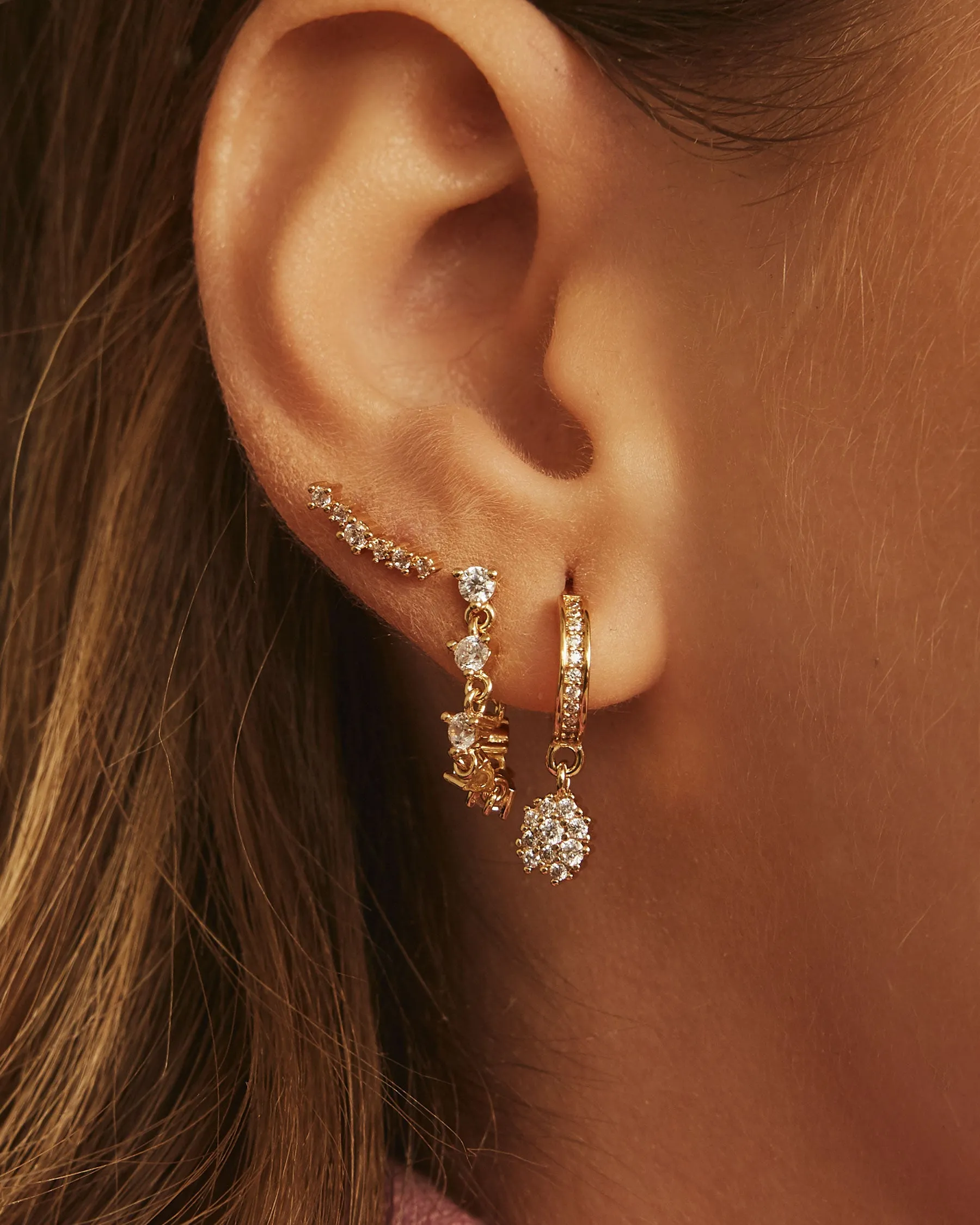 Mini Flash Chain Earrings - The Gray Box sold by Apodemia product image thumbnail 4