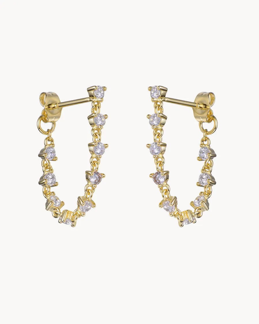 Mini Flash Chain Earrings - The Gray Box sold by Apodemia product image thumbnail 5