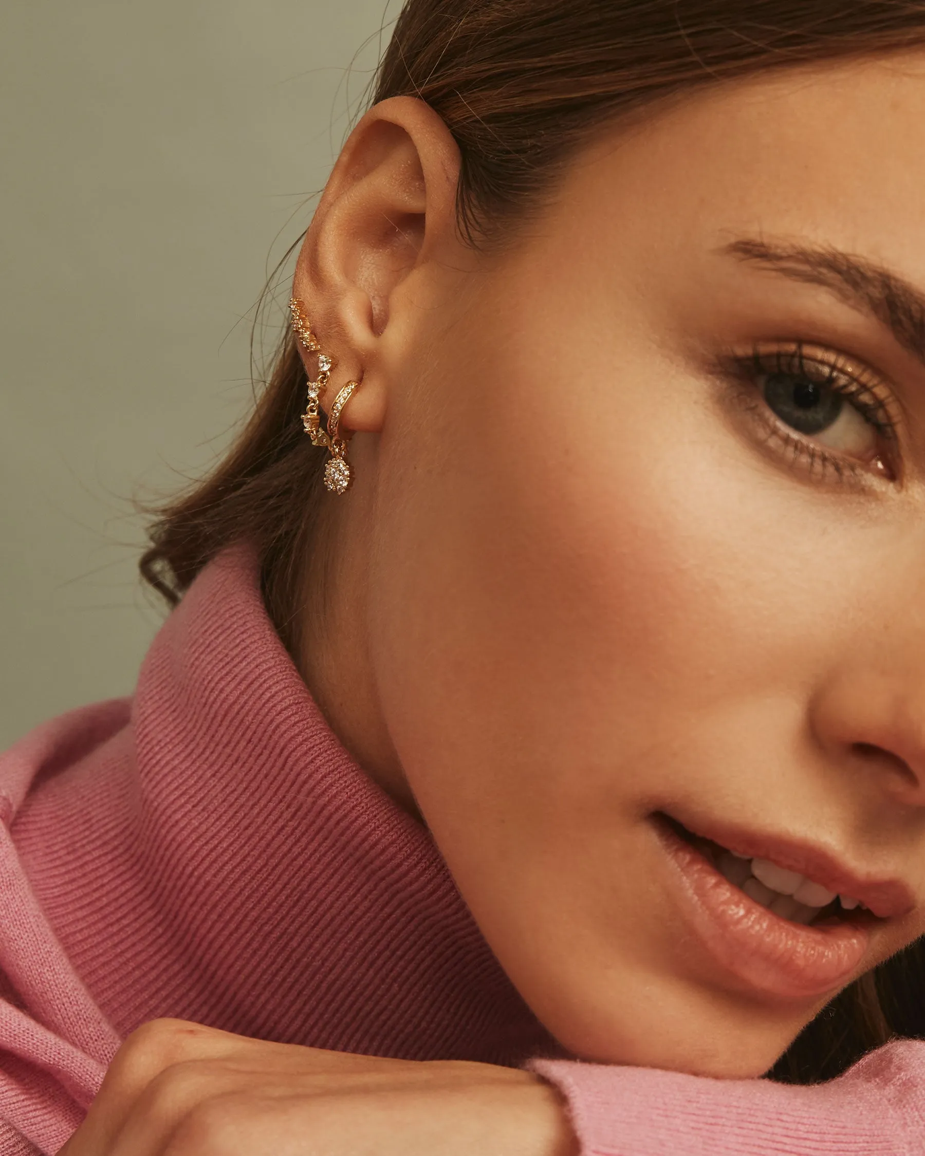 Mini Flash Chain Earrings - The Gray Box sold by Apodemia product image thumbnail 2