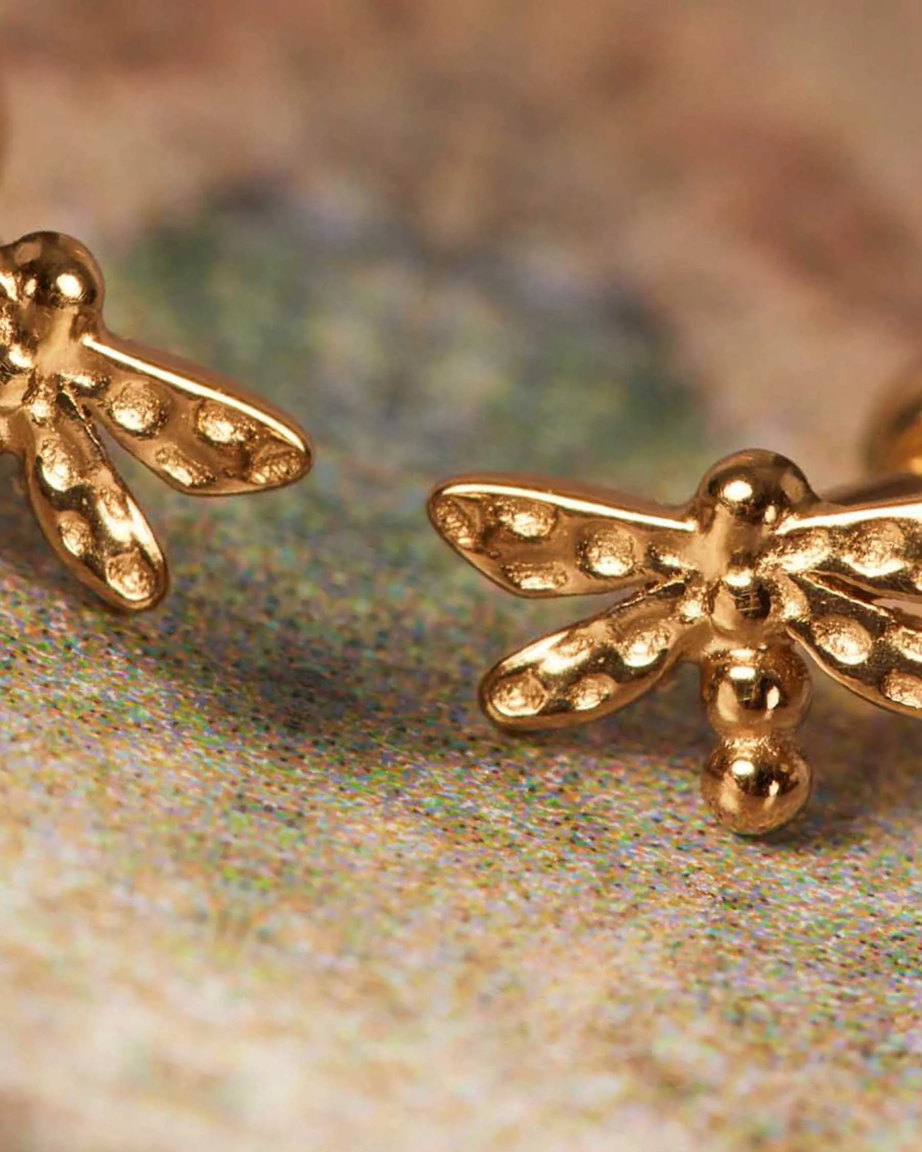 Mini Dragonfly Earrings sold by Apodemia