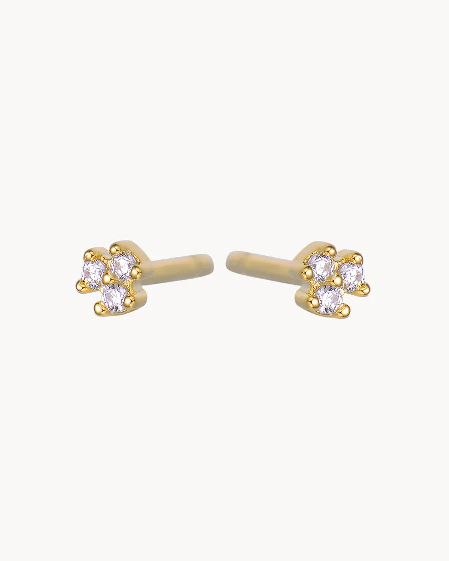 Mini Triple Sparkle Earrings sold by Apodemia product image thumbnail 5