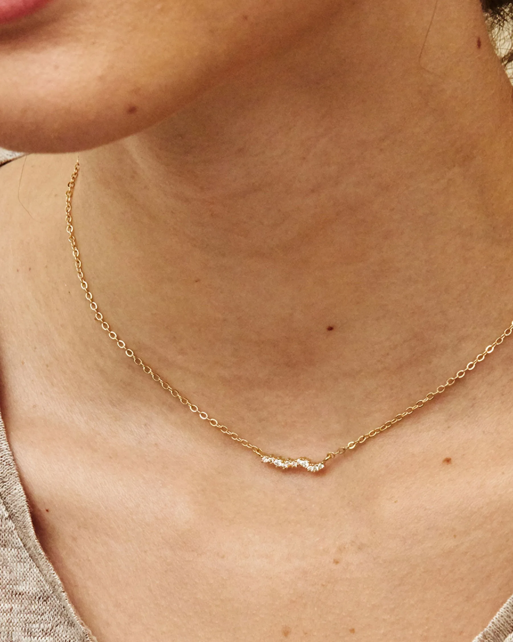 Guadaloupe Line Necklace sold by Apodemia product image thumbnail 2