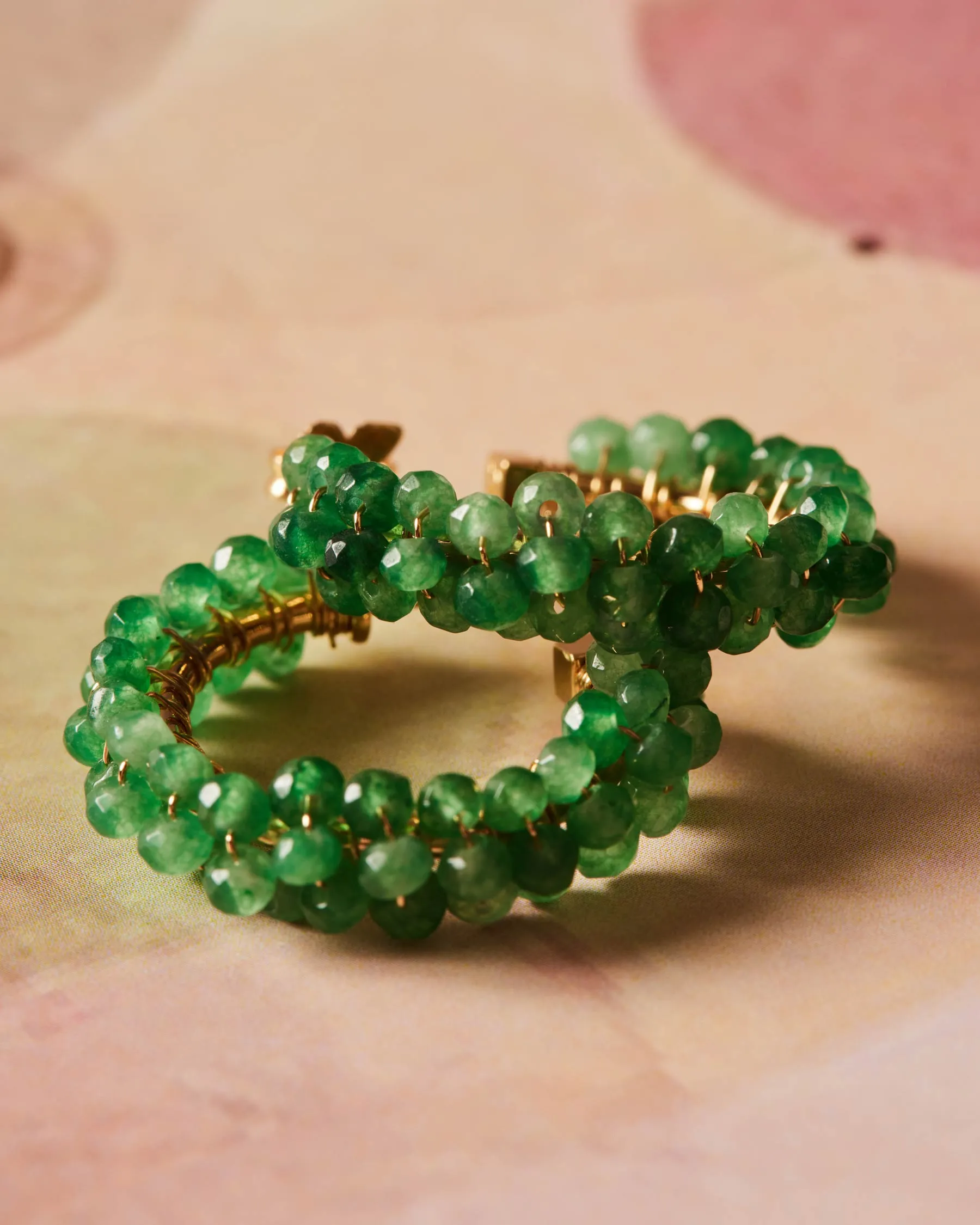 Agate Hoop Earrings sold by Apodemia product image thumbnail 2