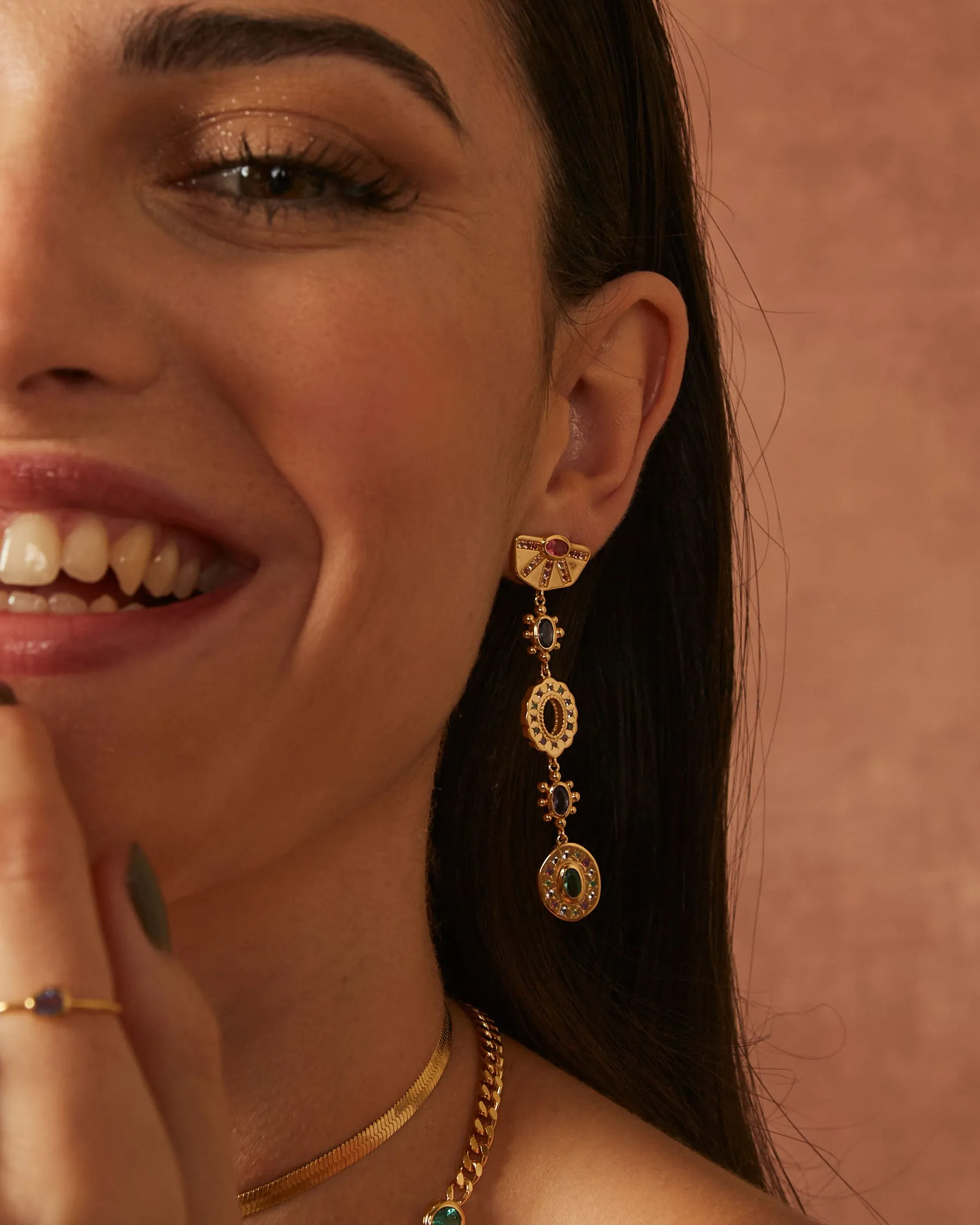 Nefertiti Long Earrings sold by Apodemia product image thumbnail 5