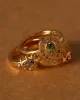 Medium Nefertiti Oval Ring sold by Apodemia