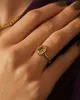 Medium Nefertiti Oval Ring sold by Apodemia