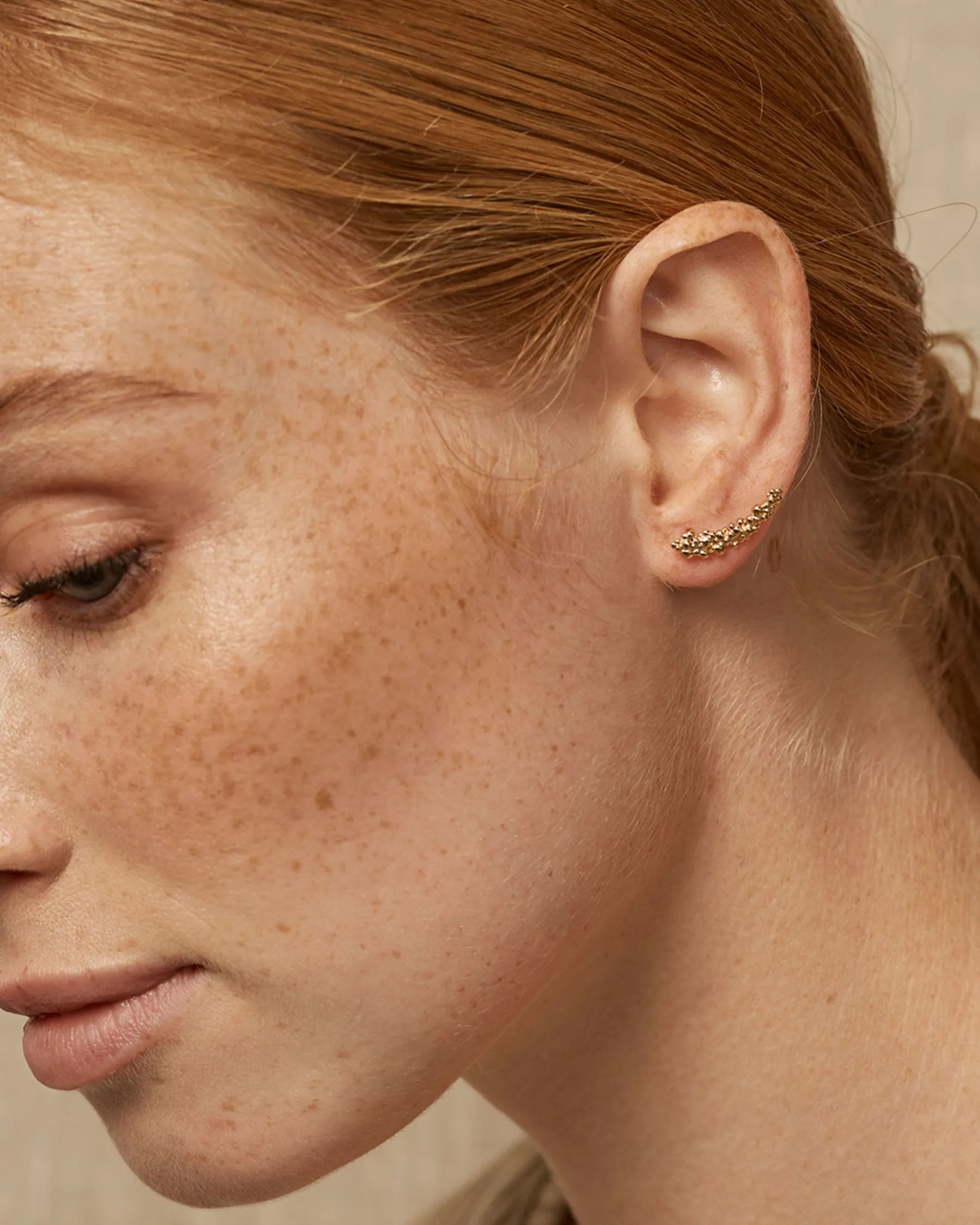 Left Earring Sand Dust Cuff : The Gray Box sold by Apodemia product image thumbnail 4