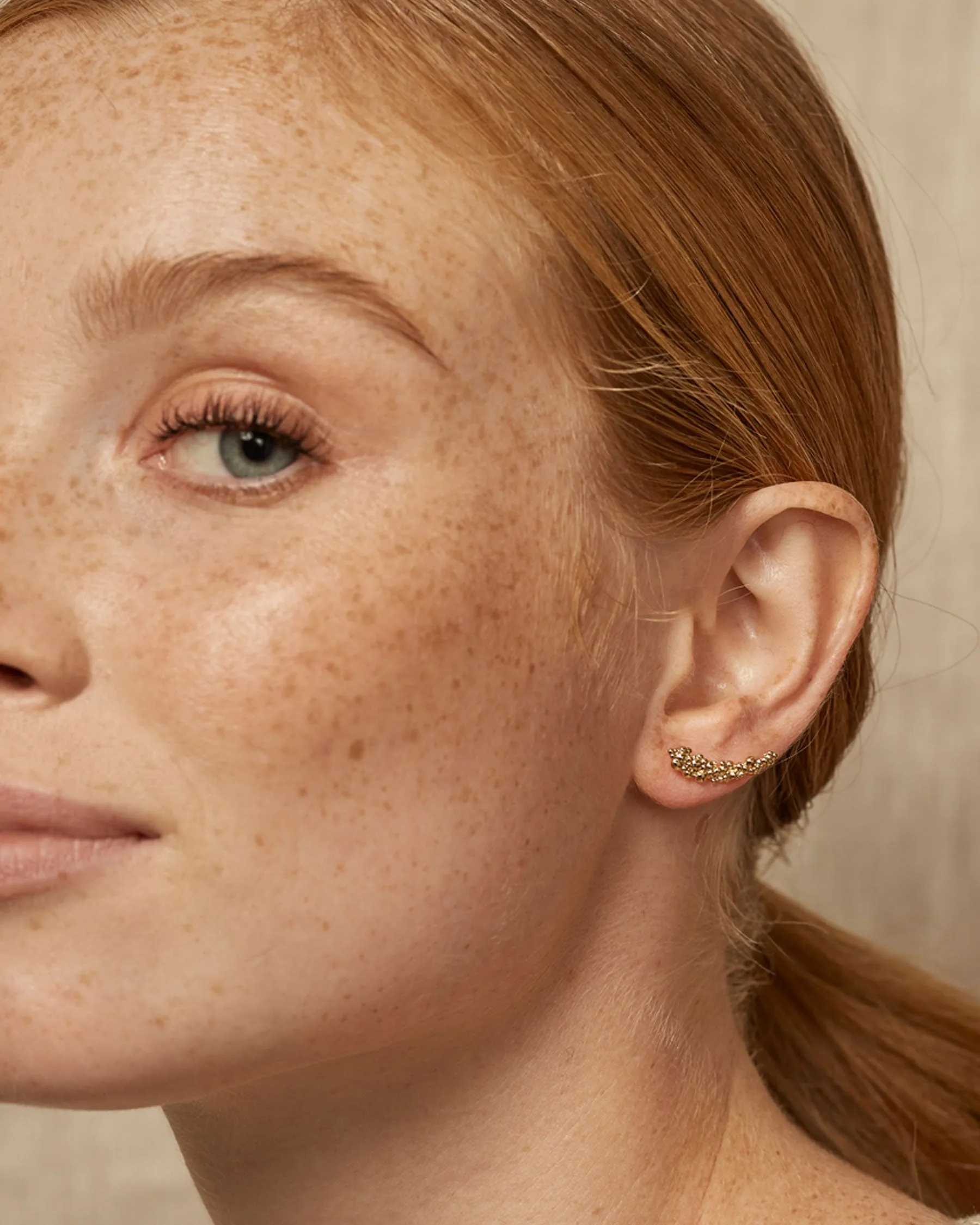 Left Earring Sand Dust Cuff : The Gray Box sold by Apodemia product image thumbnail 2