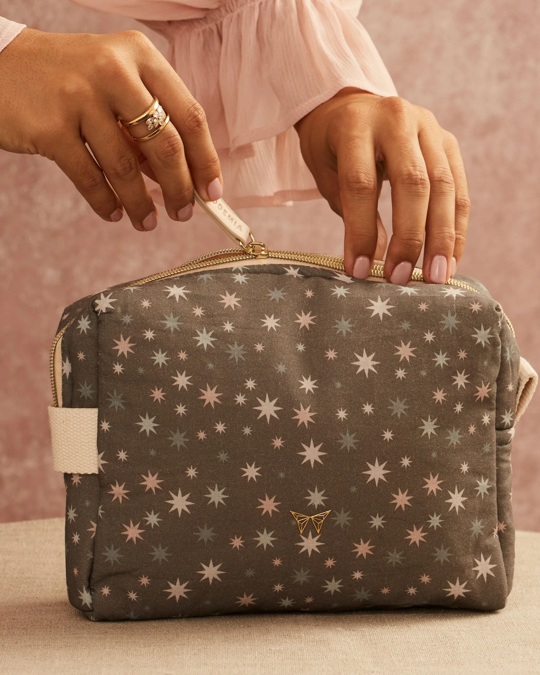 LITTLE STARS toiletry bag | LIMITED EDITION | The Gray Box sold by Apodemia product image thumbnail 4