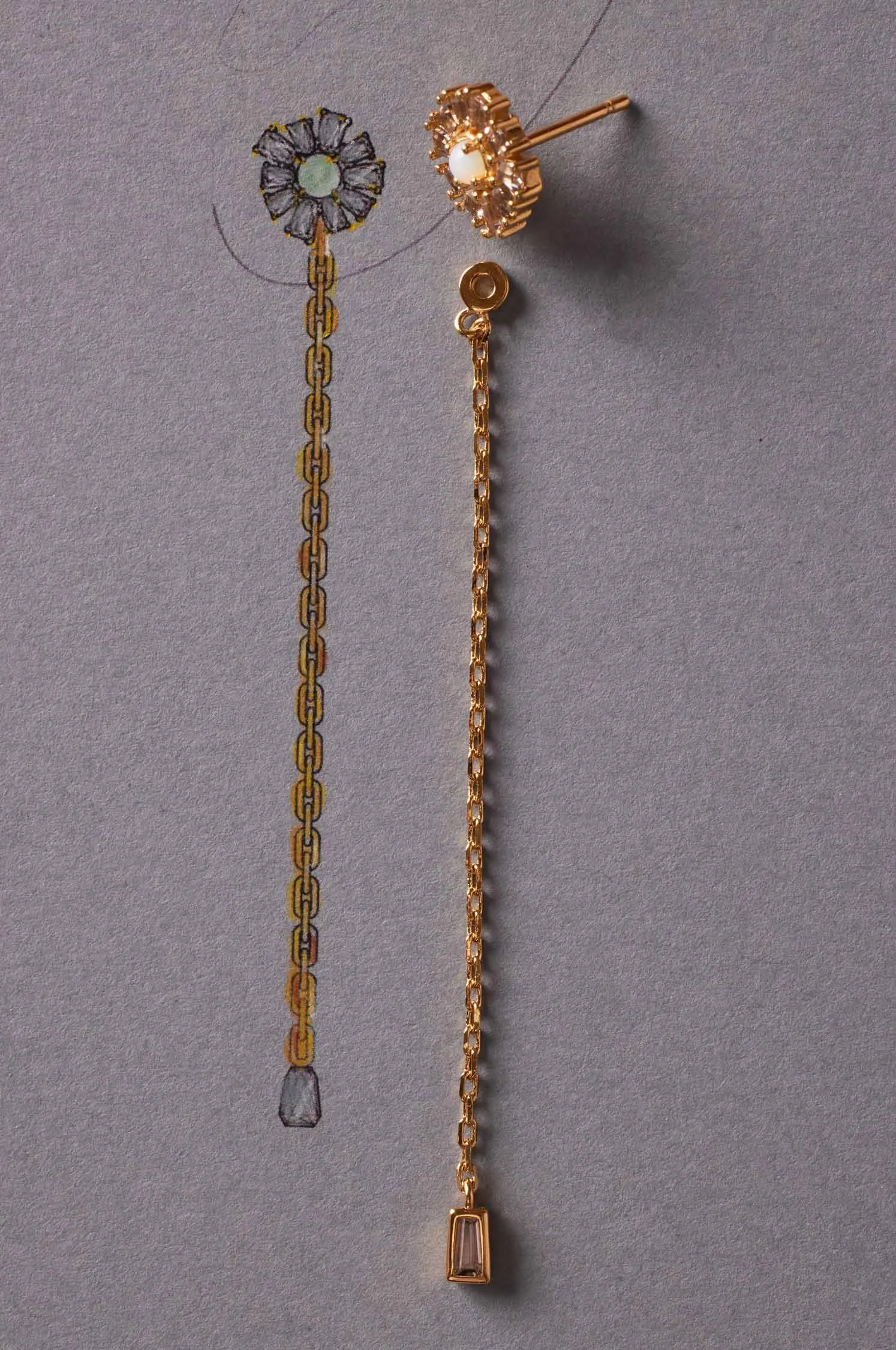 Duo Moon Earrings sold by Apodemia product image thumbnail 5