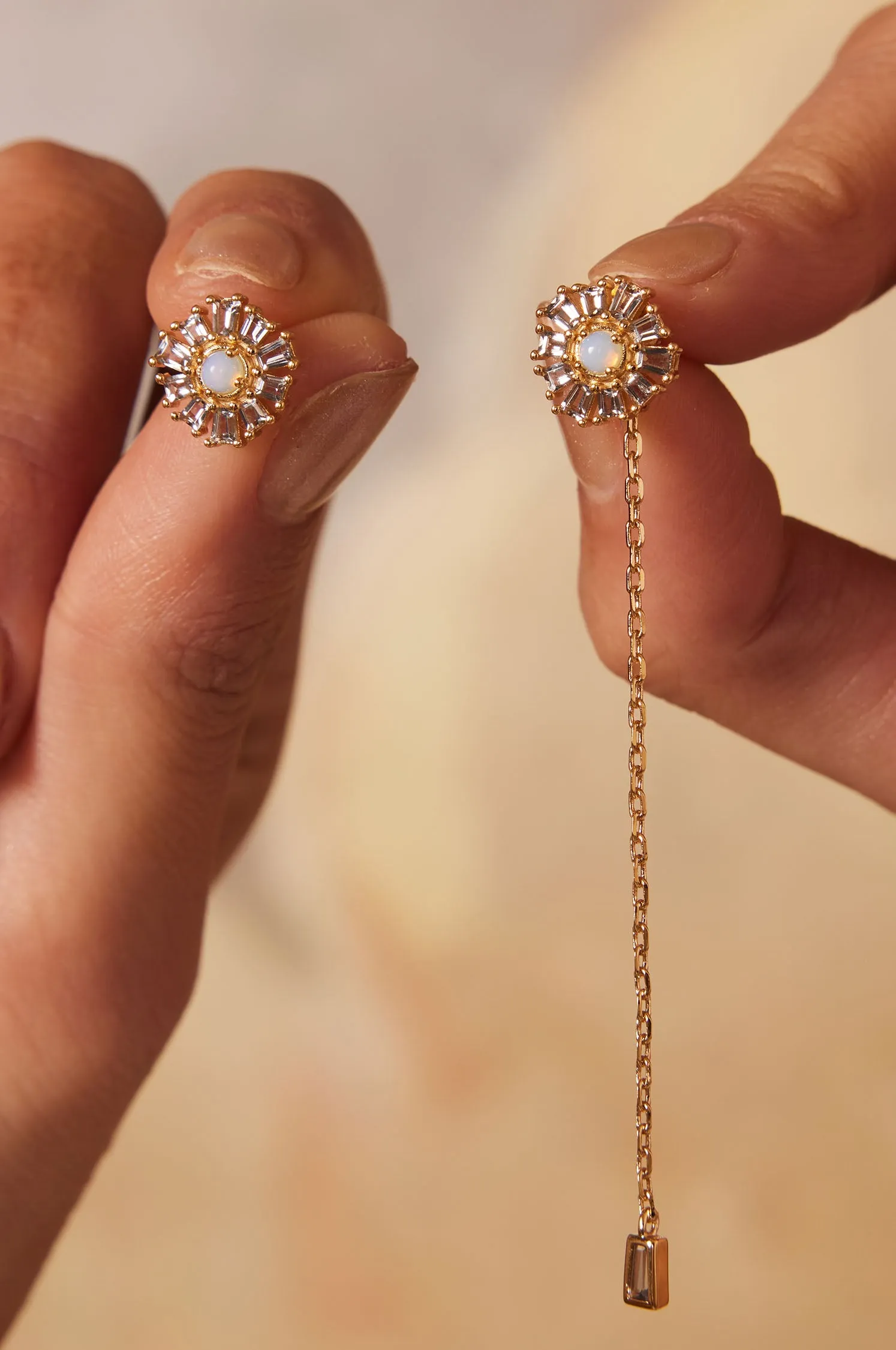 Duo Moon Earrings sold by Apodemia product image thumbnail 3