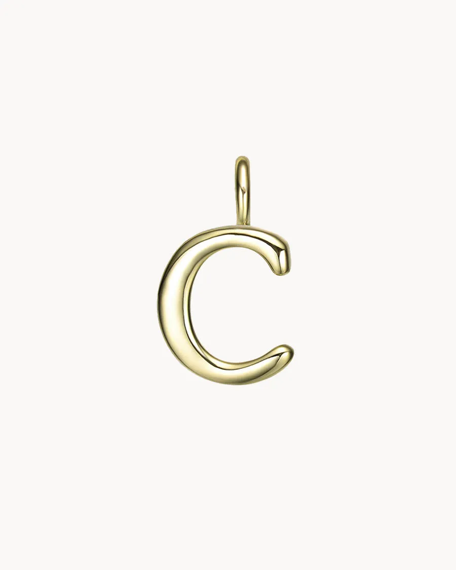 Charm Letter C | The Gray Box sold by Apodemia