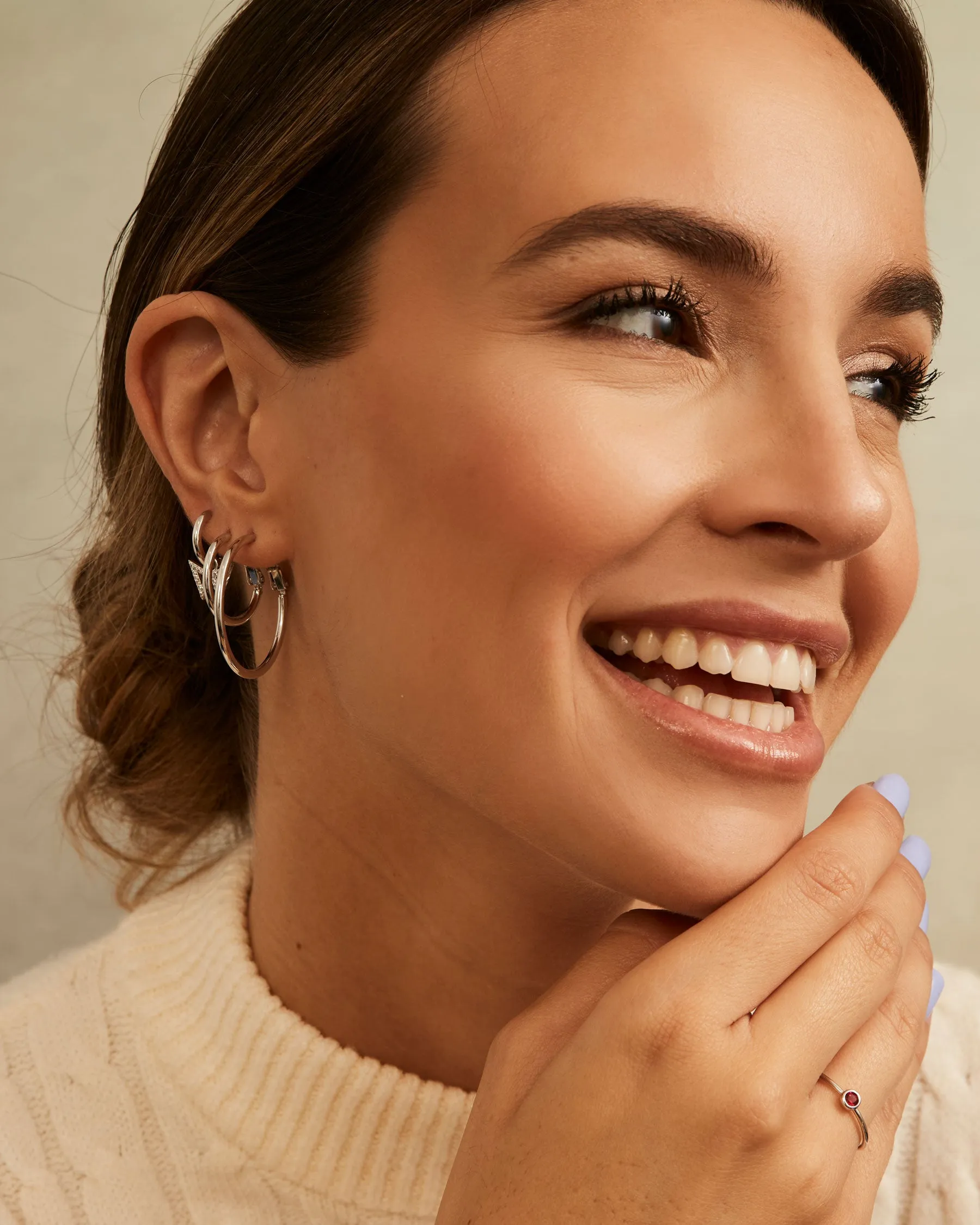 Earrings Aro S | The Gray Box sold by Apodemia product image thumbnail 3