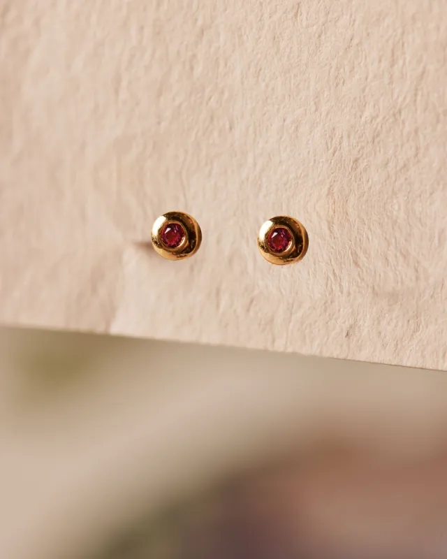 Earrings Classic Round Xs | The Gray Box sold by Apodemia