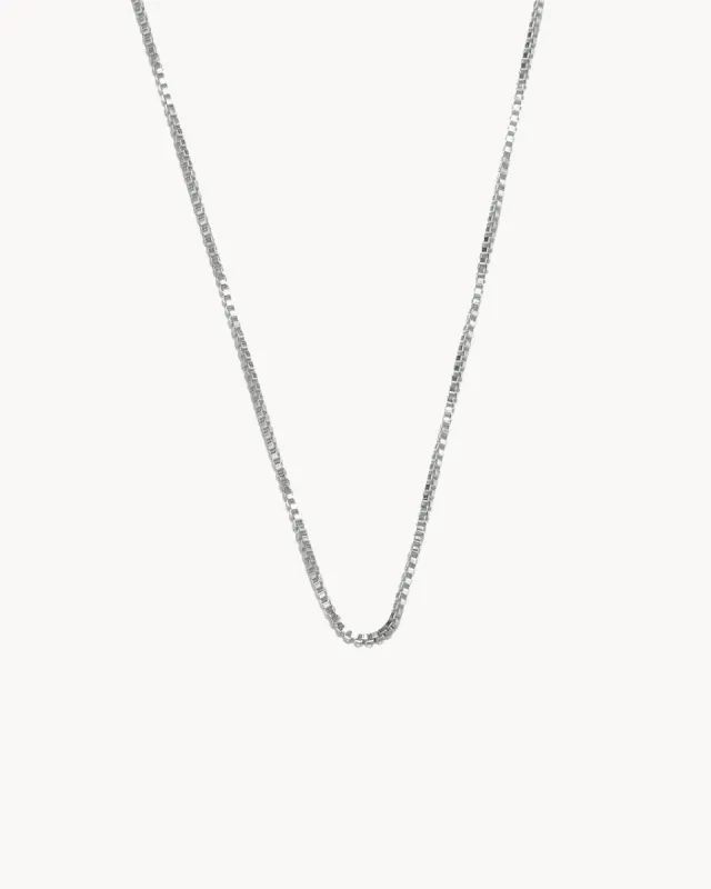 Classic Thin S Necklace : The Gray Box sold by Apodemia