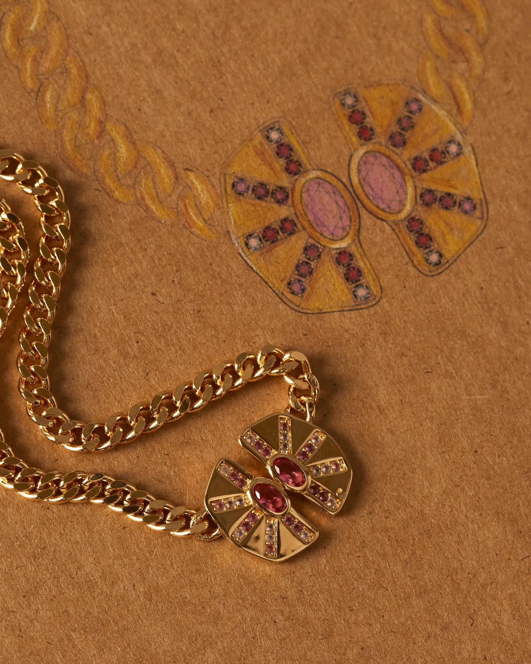 Nefertiti Bulky Necklace sold by Apodemia