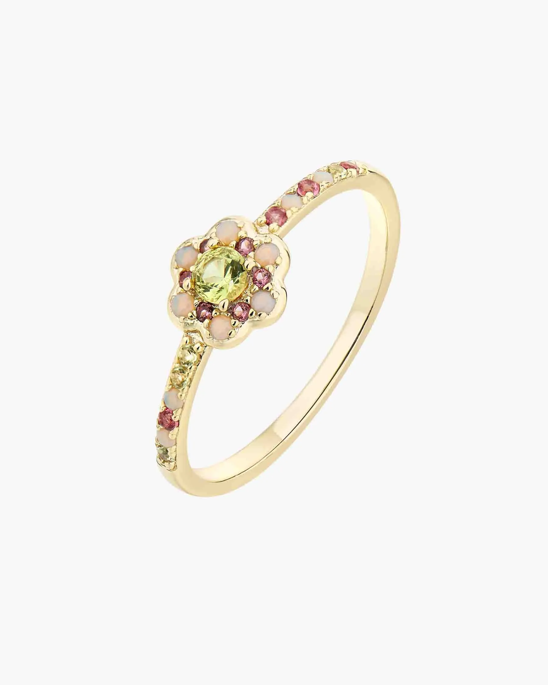 Multicolor Vine Flower Ring sold by Apodemia product image thumbnail 5