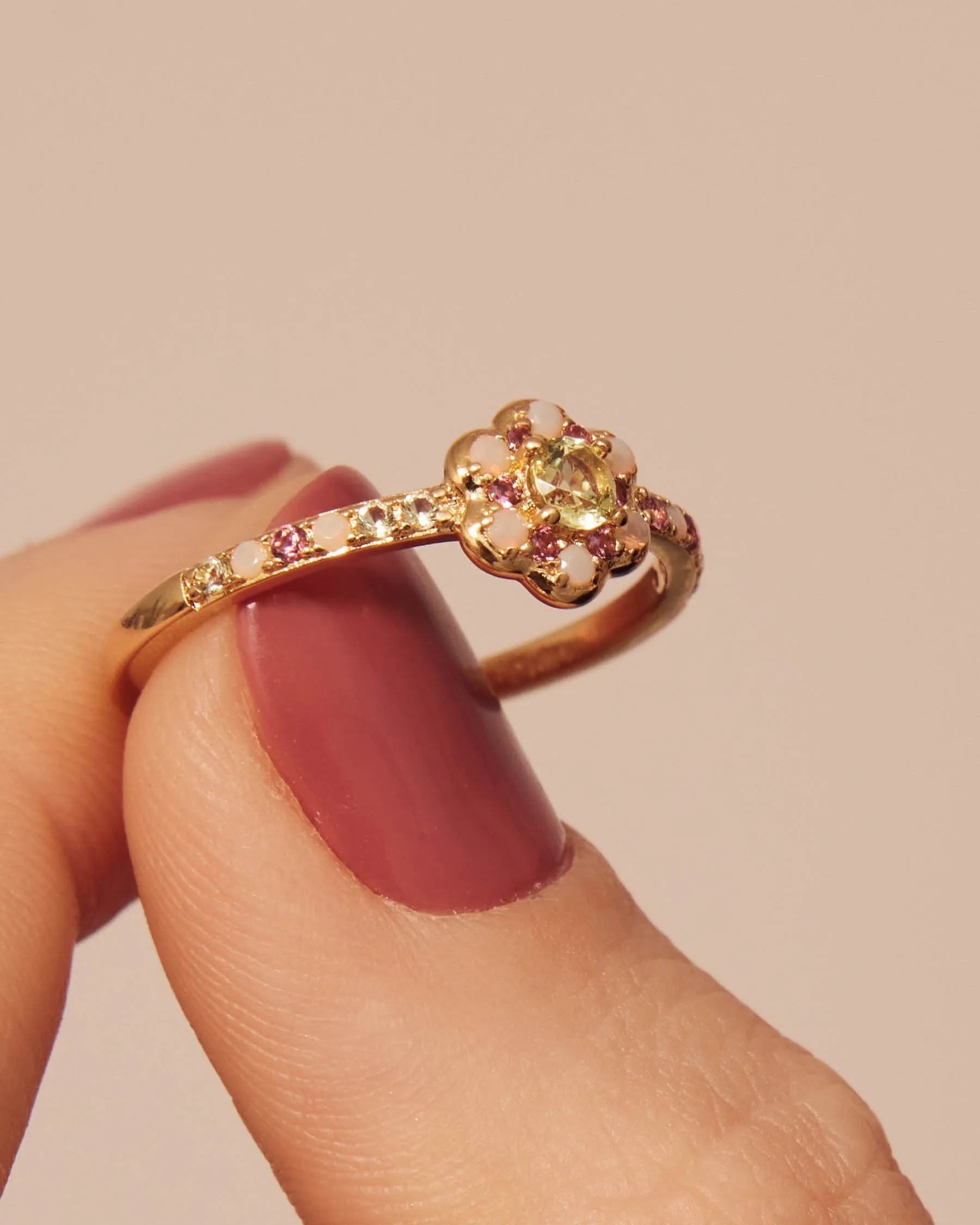 Multicolor Vine Flower Ring sold by Apodemia product image thumbnail 4