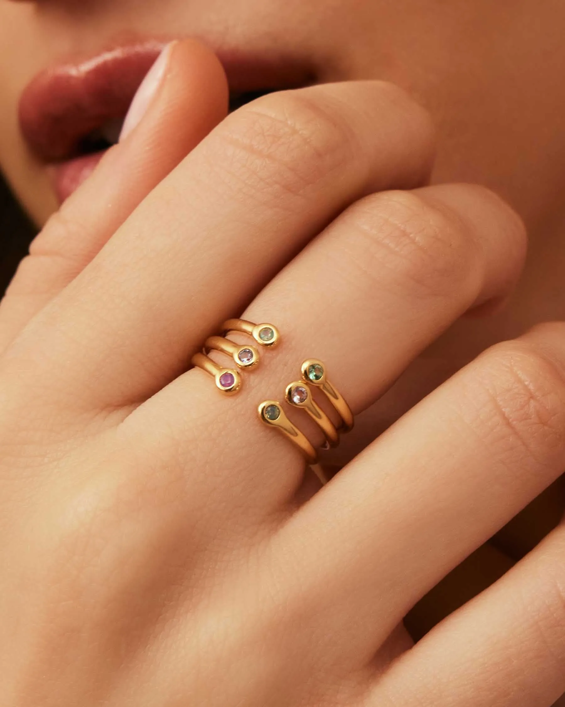 Night Sky Map Rainbow Ring sold by Apodemia product image thumbnail 3