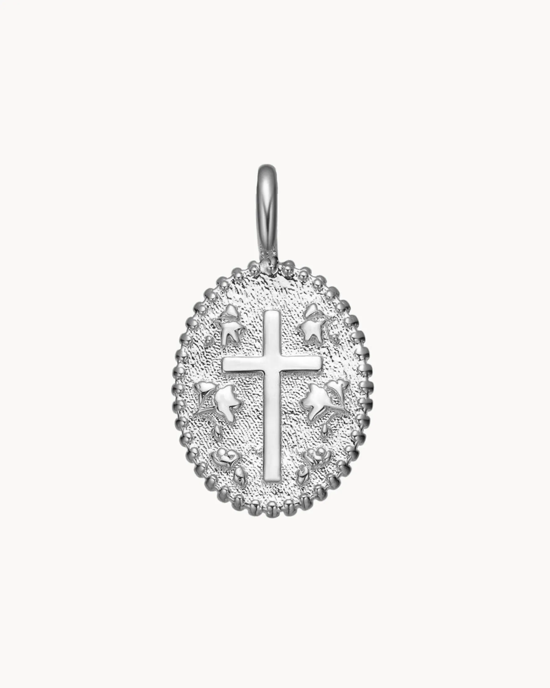 Oval Cross Charm | The Gray Box sold by Apodemia