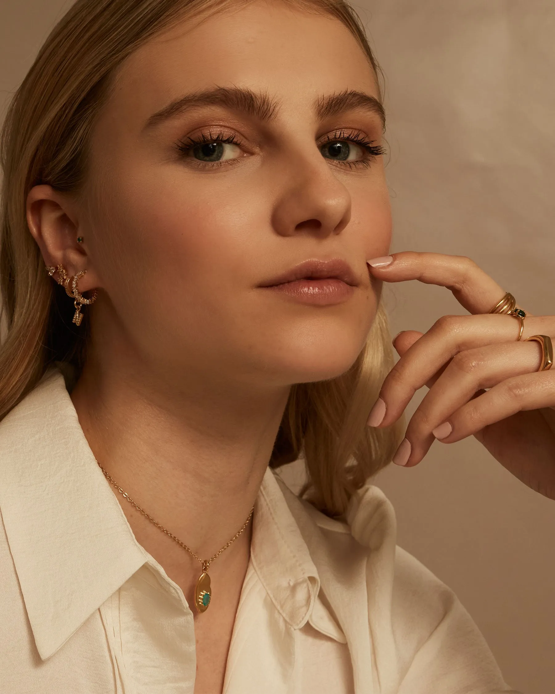 Charm Letter N Sparkle | The Gray Box sold by Apodemia product image thumbnail 3