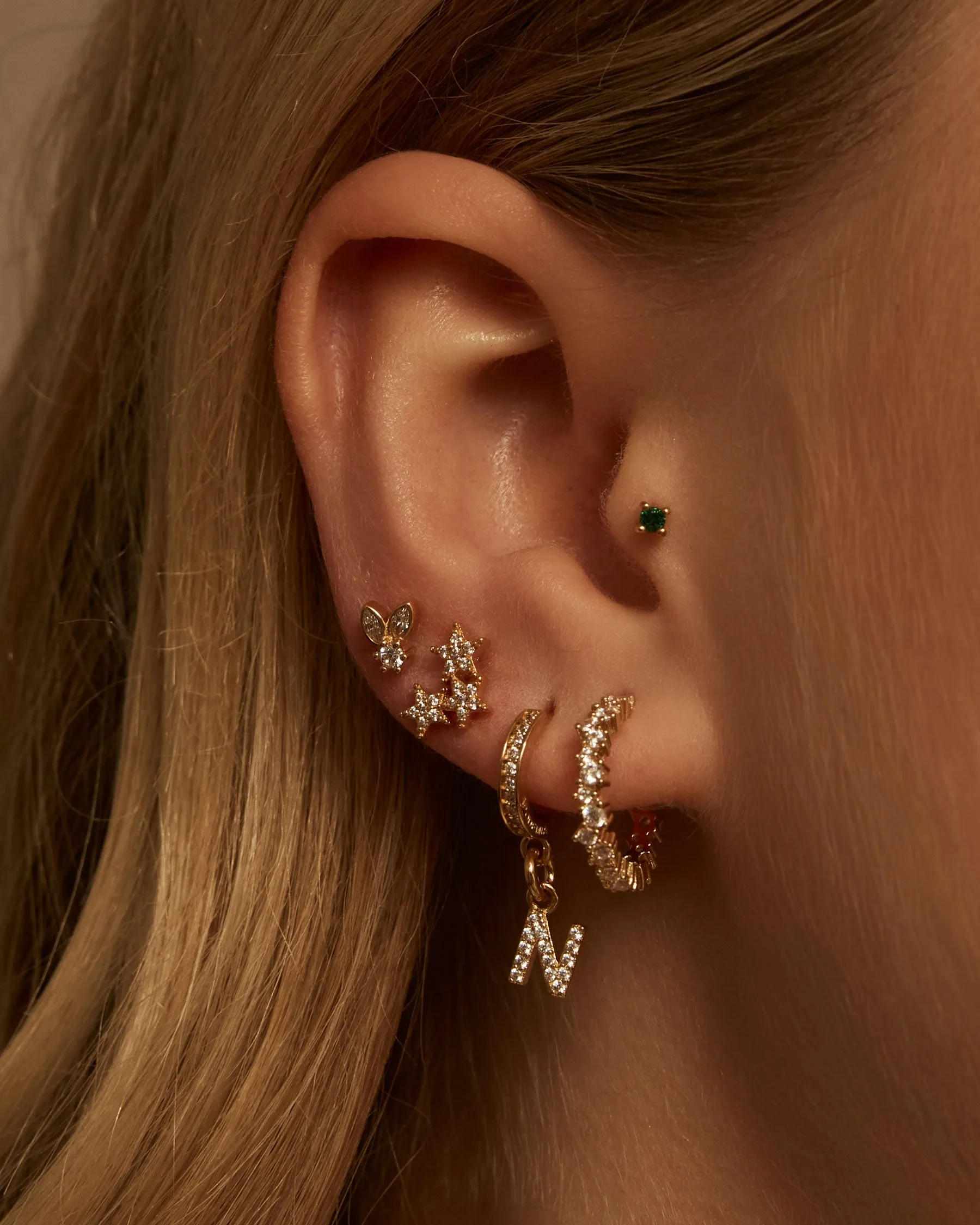 Charm Letter N Sparkle | The Gray Box sold by Apodemia product image thumbnail 2