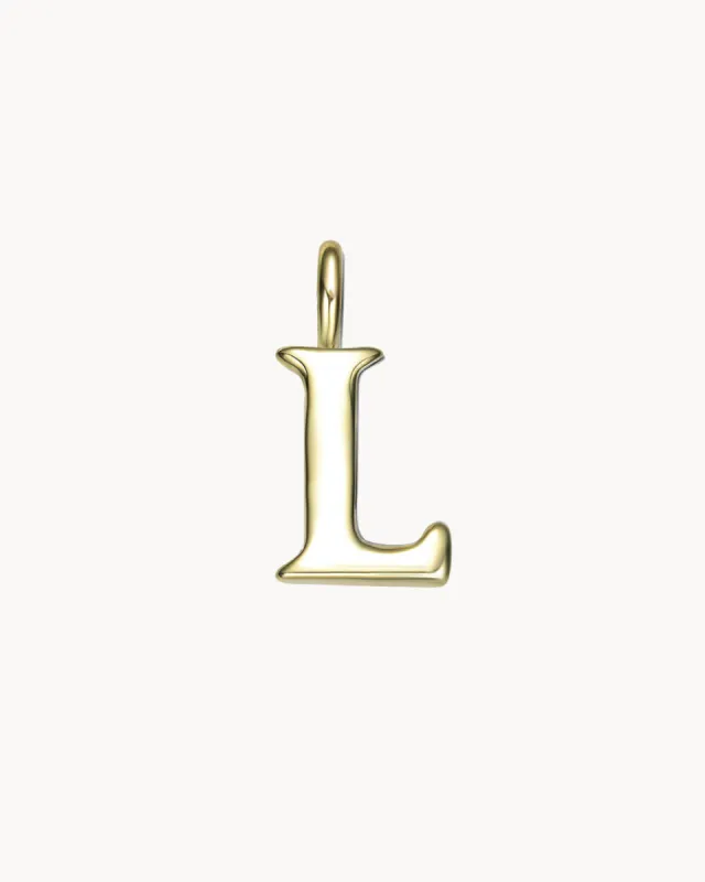 Charm Letter L | The Gray Box sold by Apodemia