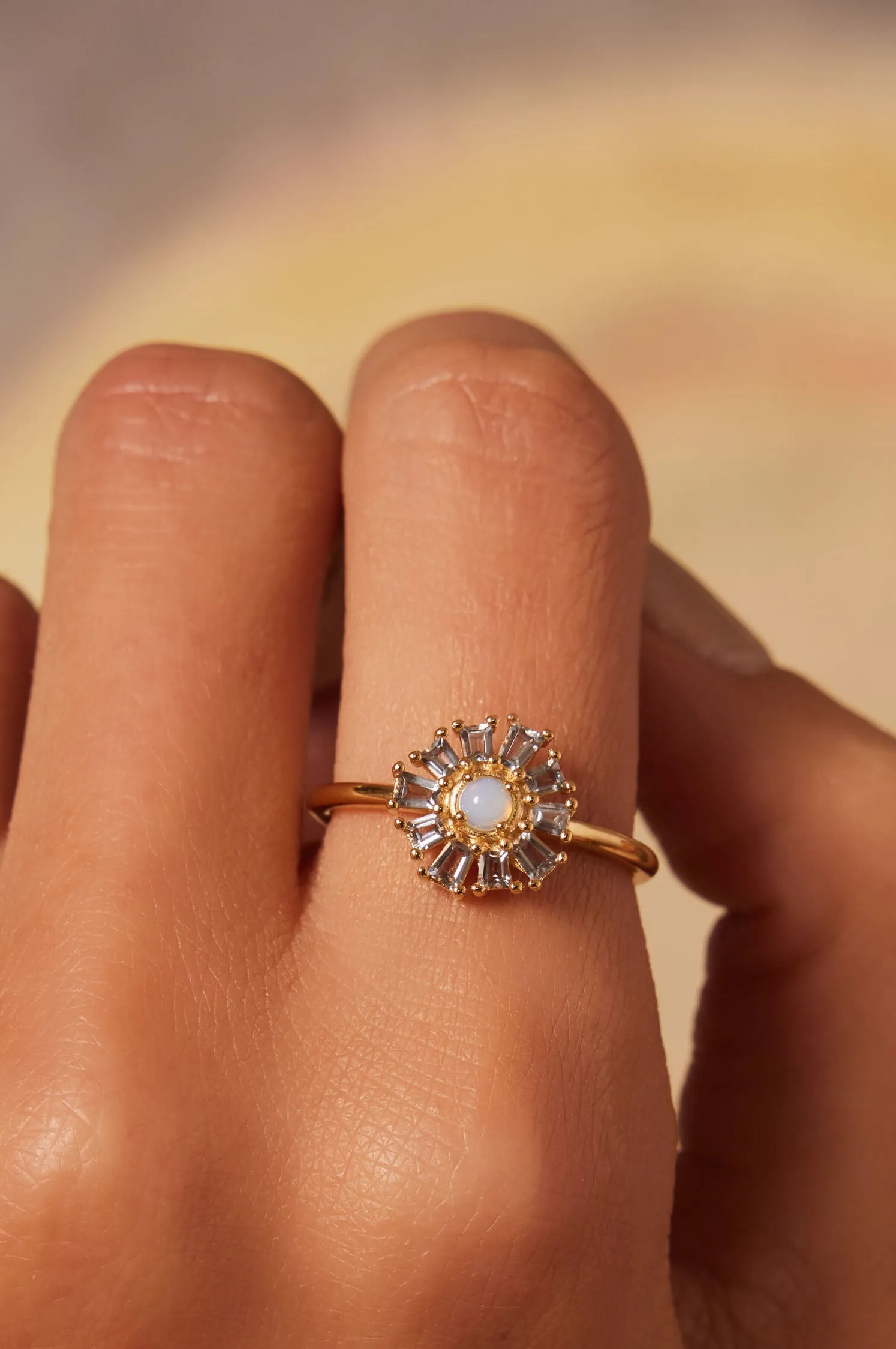 Simple Moon Ring sold by Apodemia product image thumbnail 3