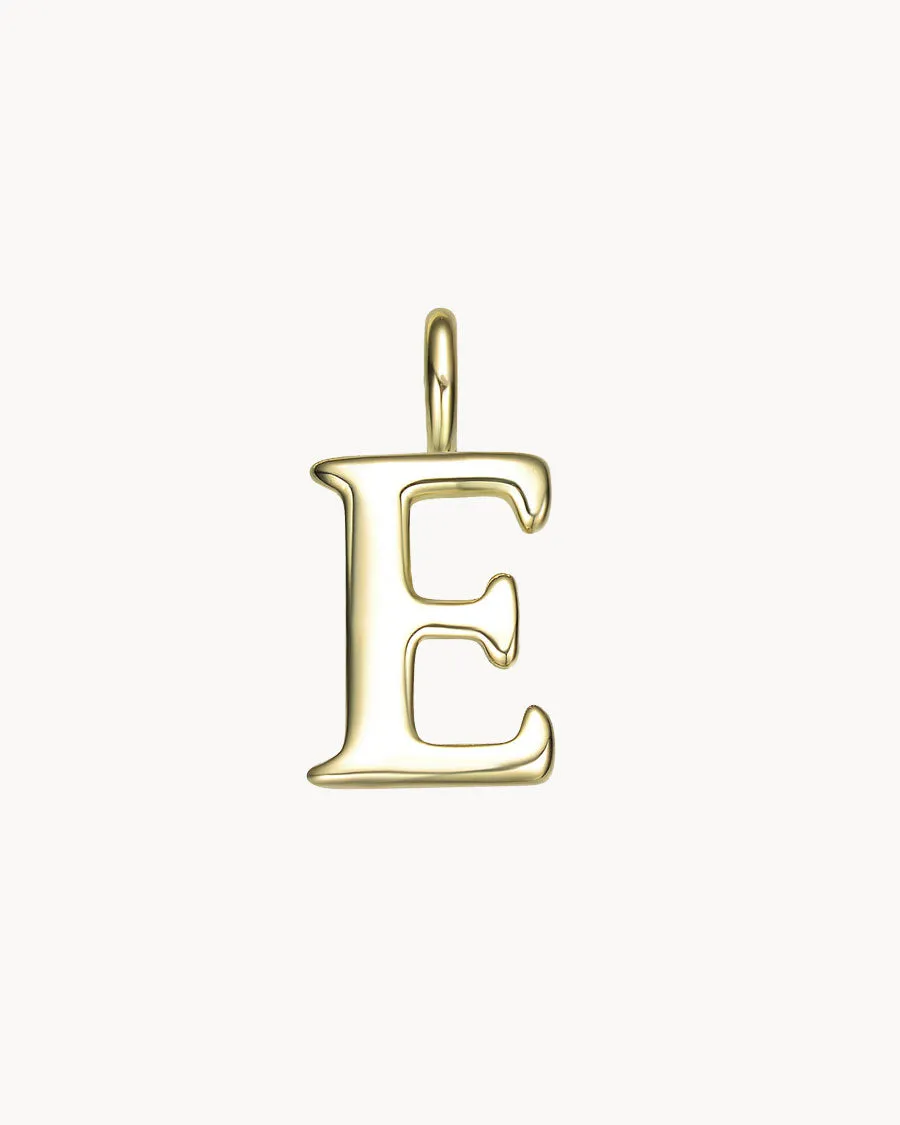 Charm Letter E | The Gray Box sold by Apodemia