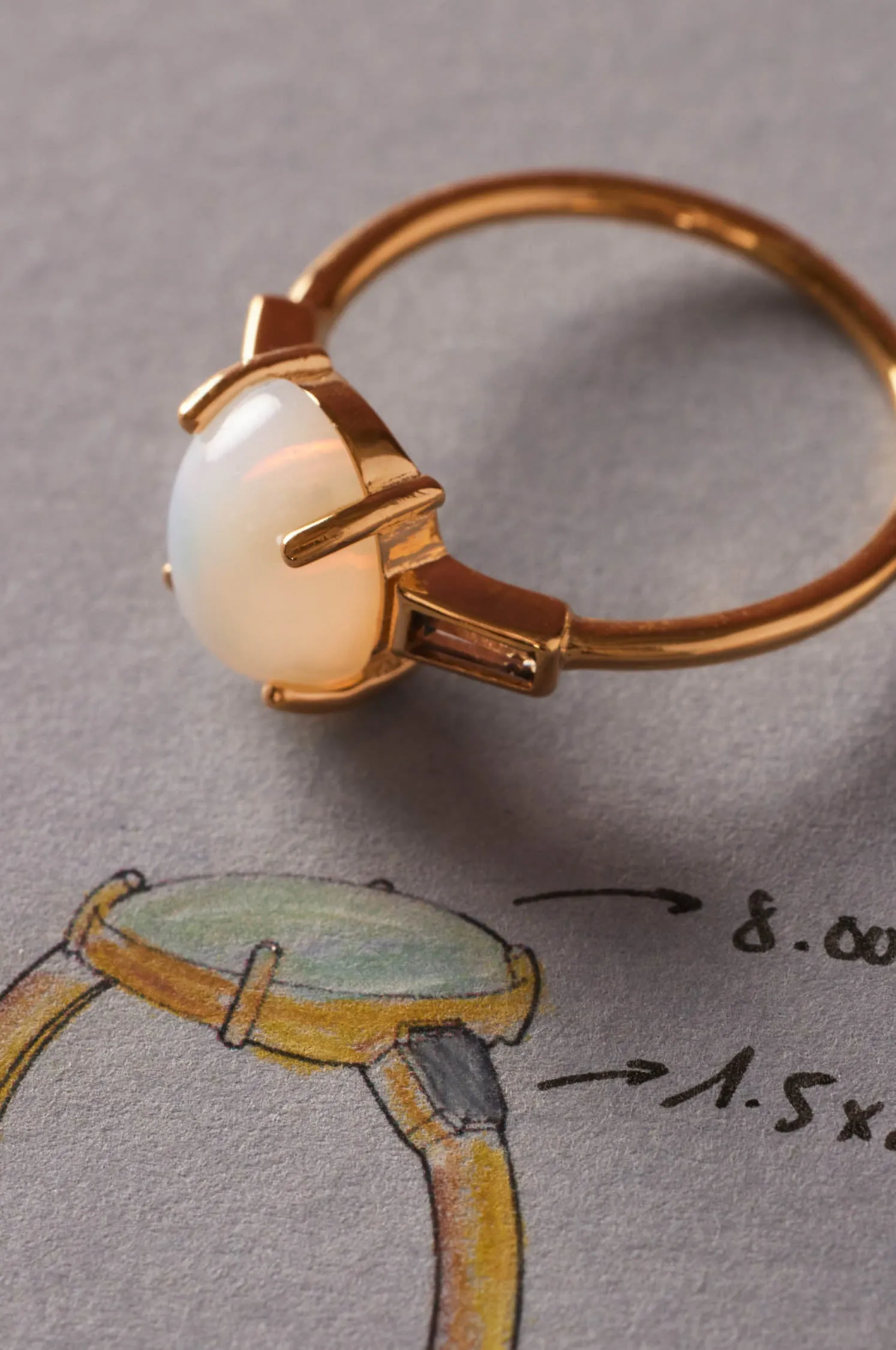 Moon Ring sold by Apodemia product image thumbnail 4