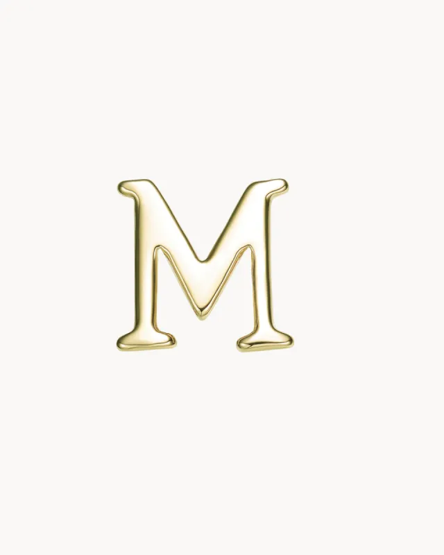 Charm Bracelet Letter M | The Gray Box sold by Apodemia