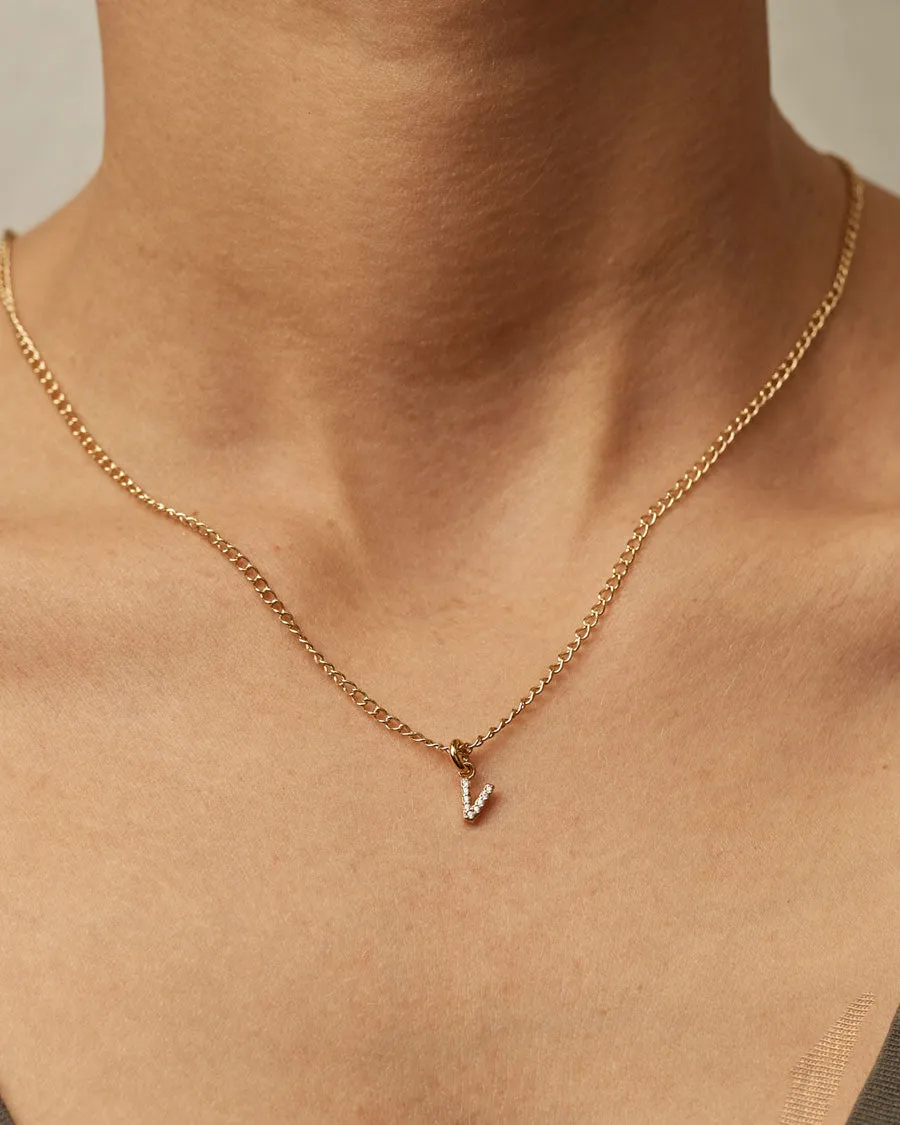 Charm Letter V Sparkle | The Gray Box sold by Apodemia product image thumbnail 2