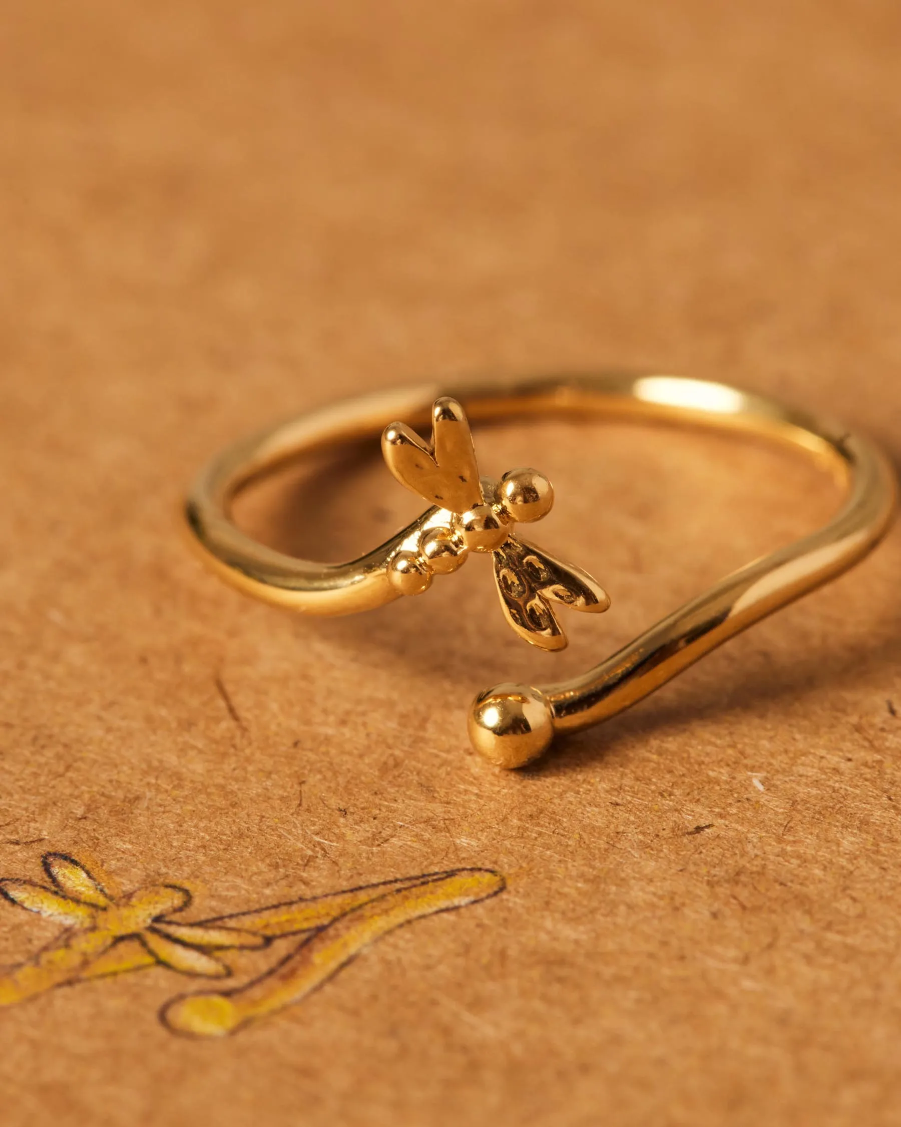 Dragonfly Double Ring sold by Apodemia product image thumbnail 3