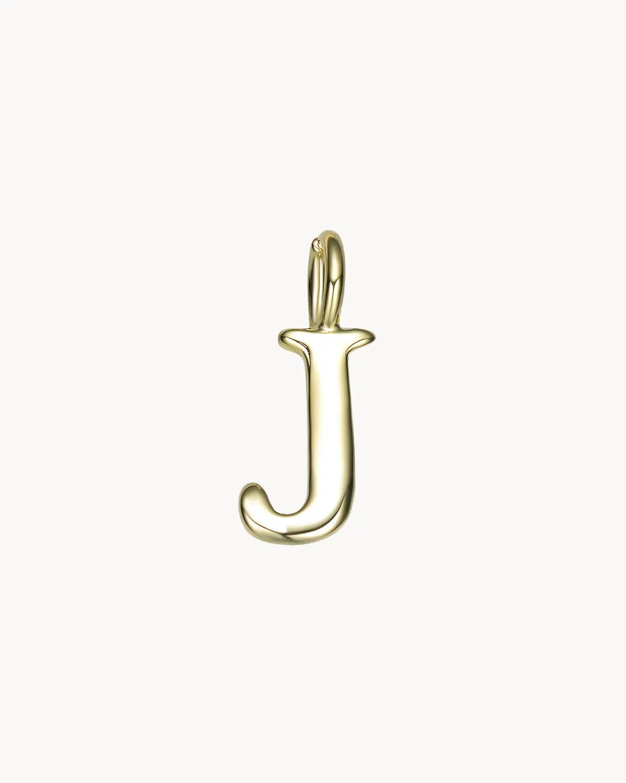 Charm Letter J | The Gray Box sold by Apodemia