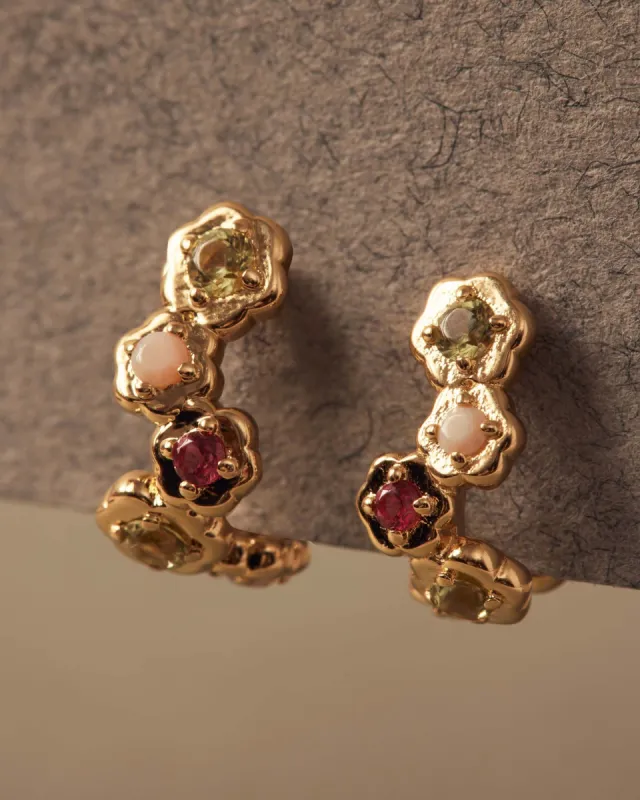 Vine Multicolored Fitted Earrings sold by Apodemia