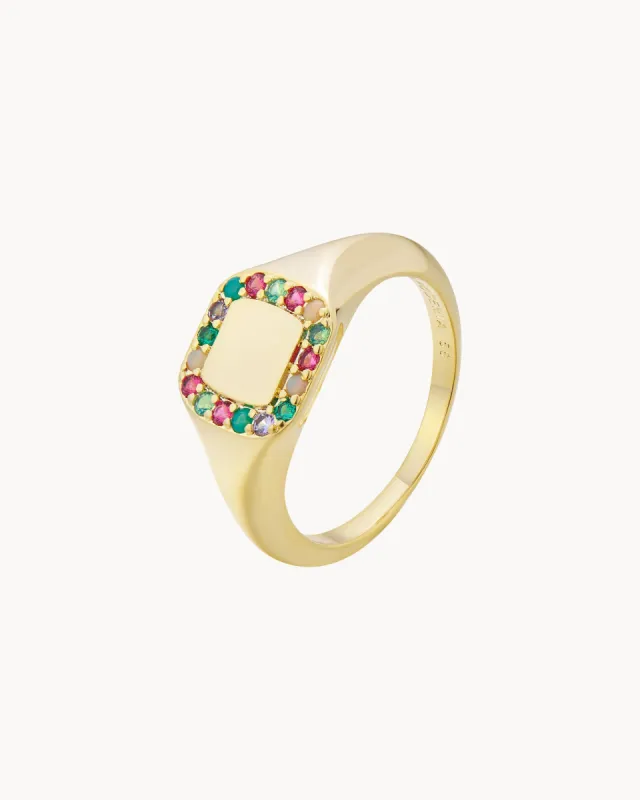 Tutti Frutti Seal Ring | The Gray Box sold by Apodemia
