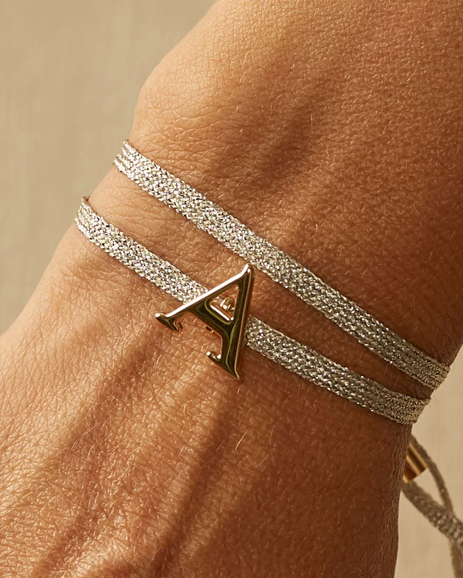 Charm Bracelet Letter A | The Gray Box sold by Apodemia product image thumbnail 2